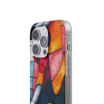 Elephant Mosaik iPhone 14 Pro Case - Soft