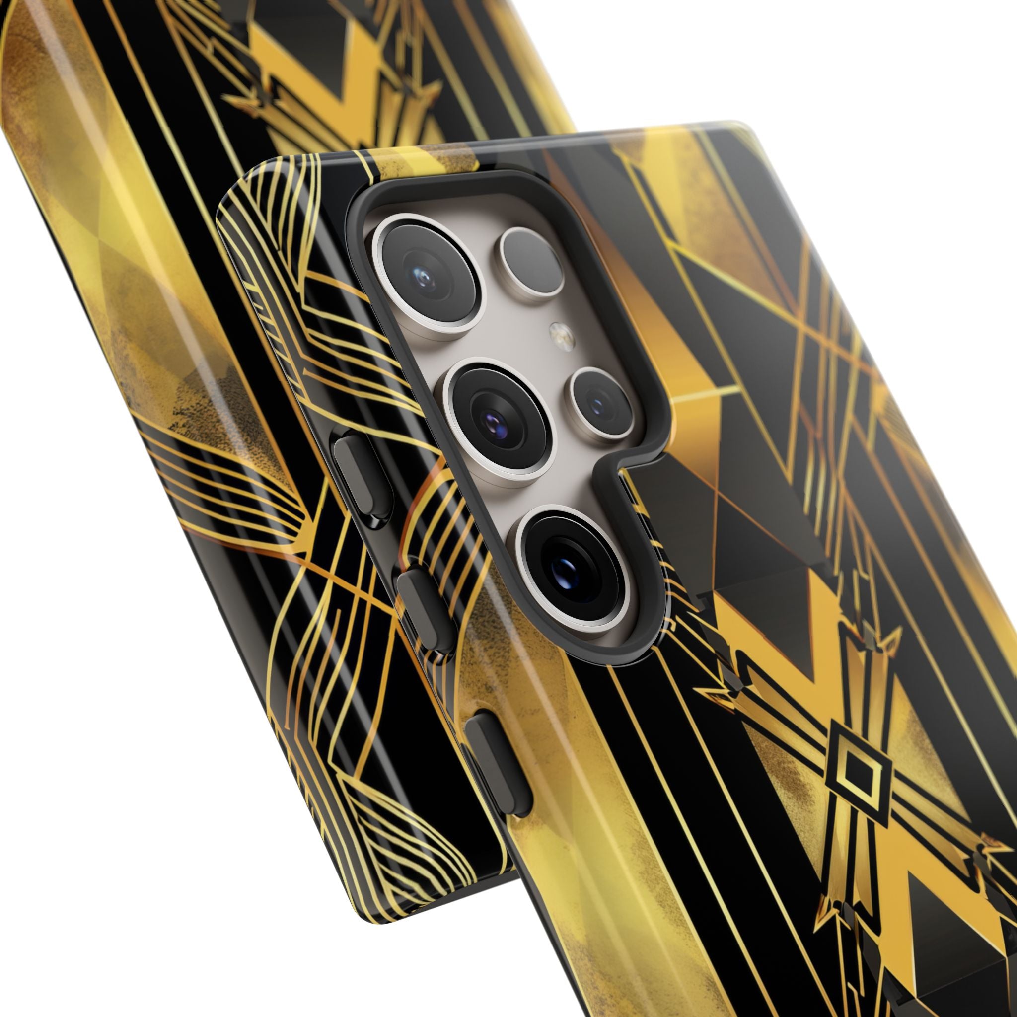 Golden Diamond Radiance Samsung S24 Ultra Case - Tough