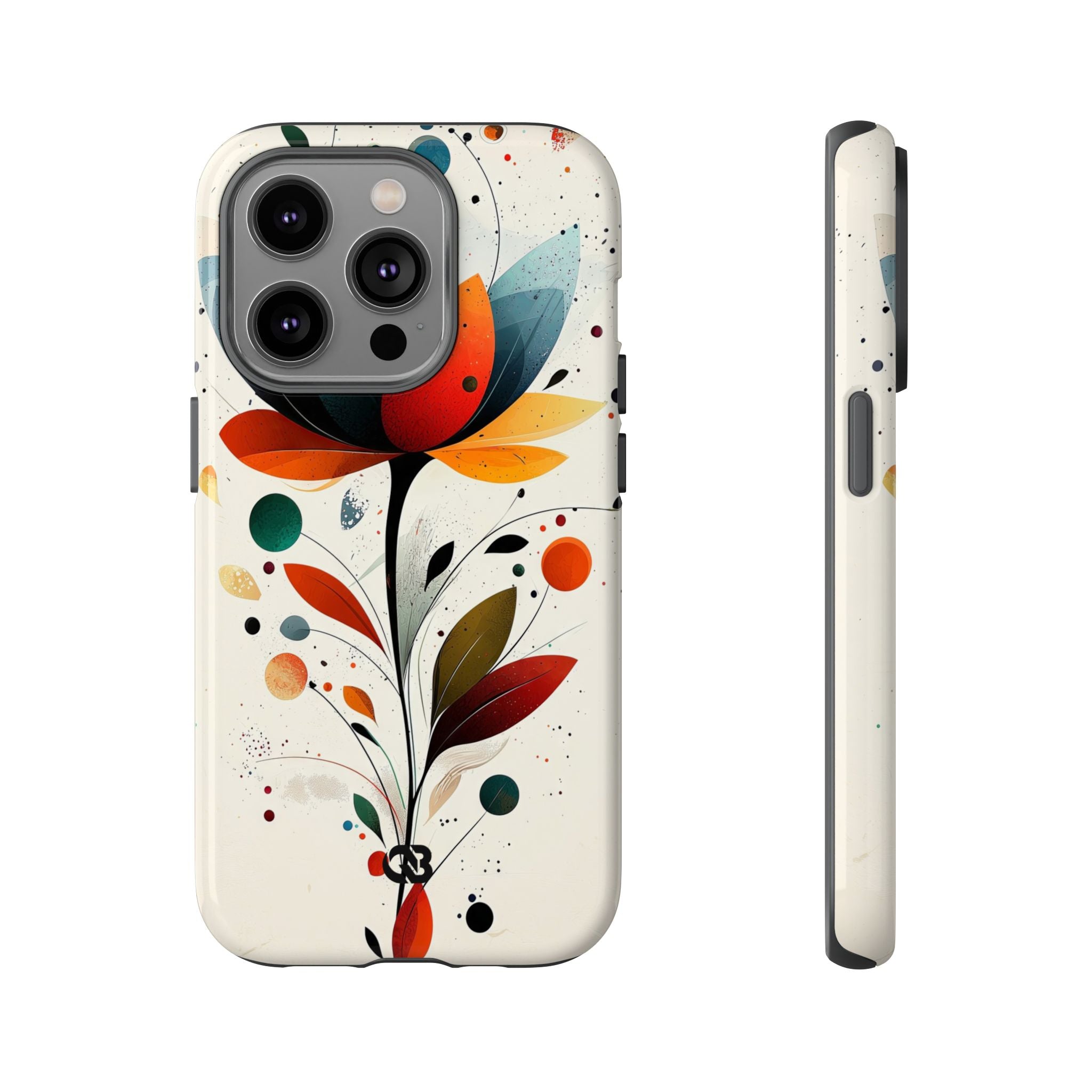 Burnt Petal Abstract · Tough Phone Case for iPhone