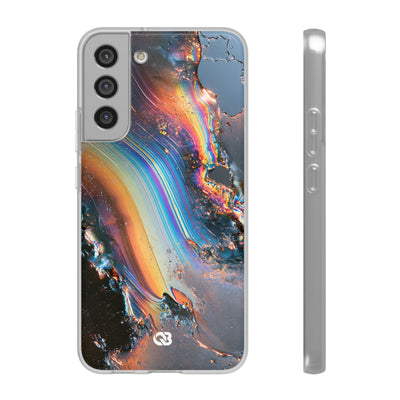 Prismatic Aura Flow · Lite Phone Case for Samsung · Blue