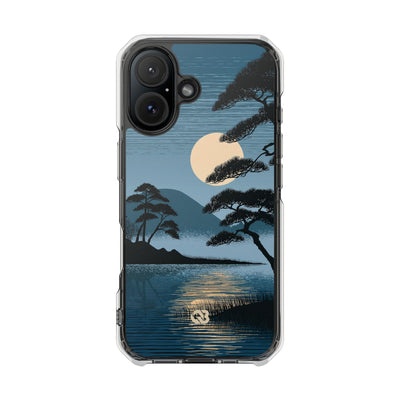 Blue Impact MagSafe Phone Case for iPhone - Midnight Kyoto Pine