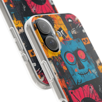 Blue Stitch Smile iPhone 16 Case - Soft - CASE•BOB