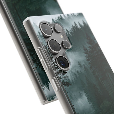Green Lite Phone Case for Samsung - Misty Evergreen Mirror