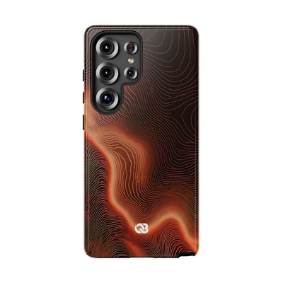 Caldera Ridge · Tough Phone Case for Samsung · Orange