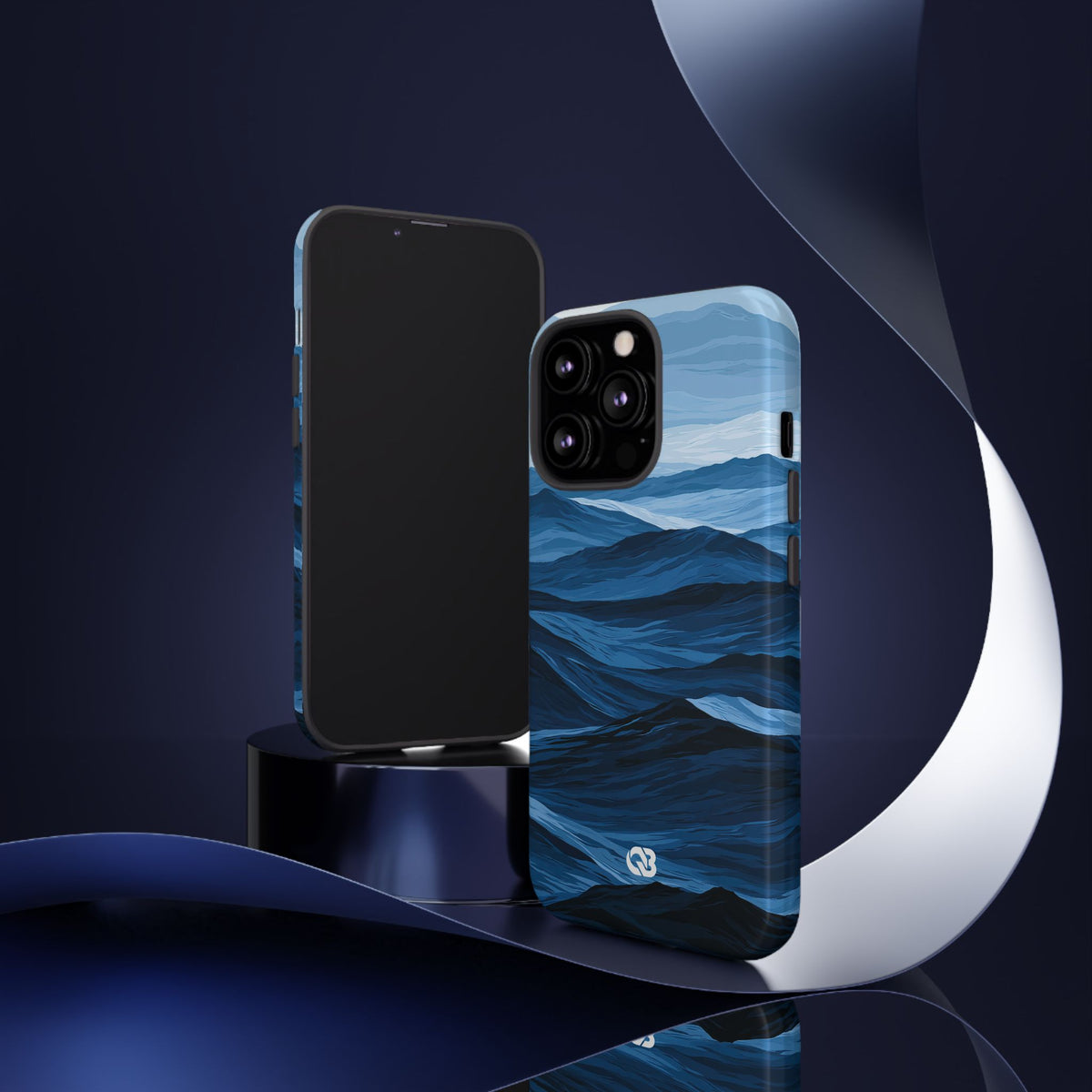 Azure Ridge Horizon · Tough Phone Case for iPhone · Blue