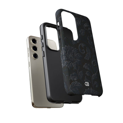 Obsidian Damask · Tough Phone Case for Samsung · Black