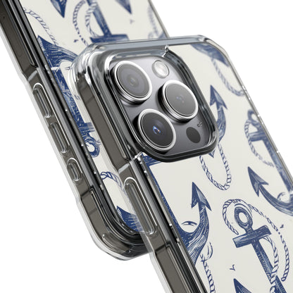 Navy Ankerlus iPhone 15 Pro Case - Impact