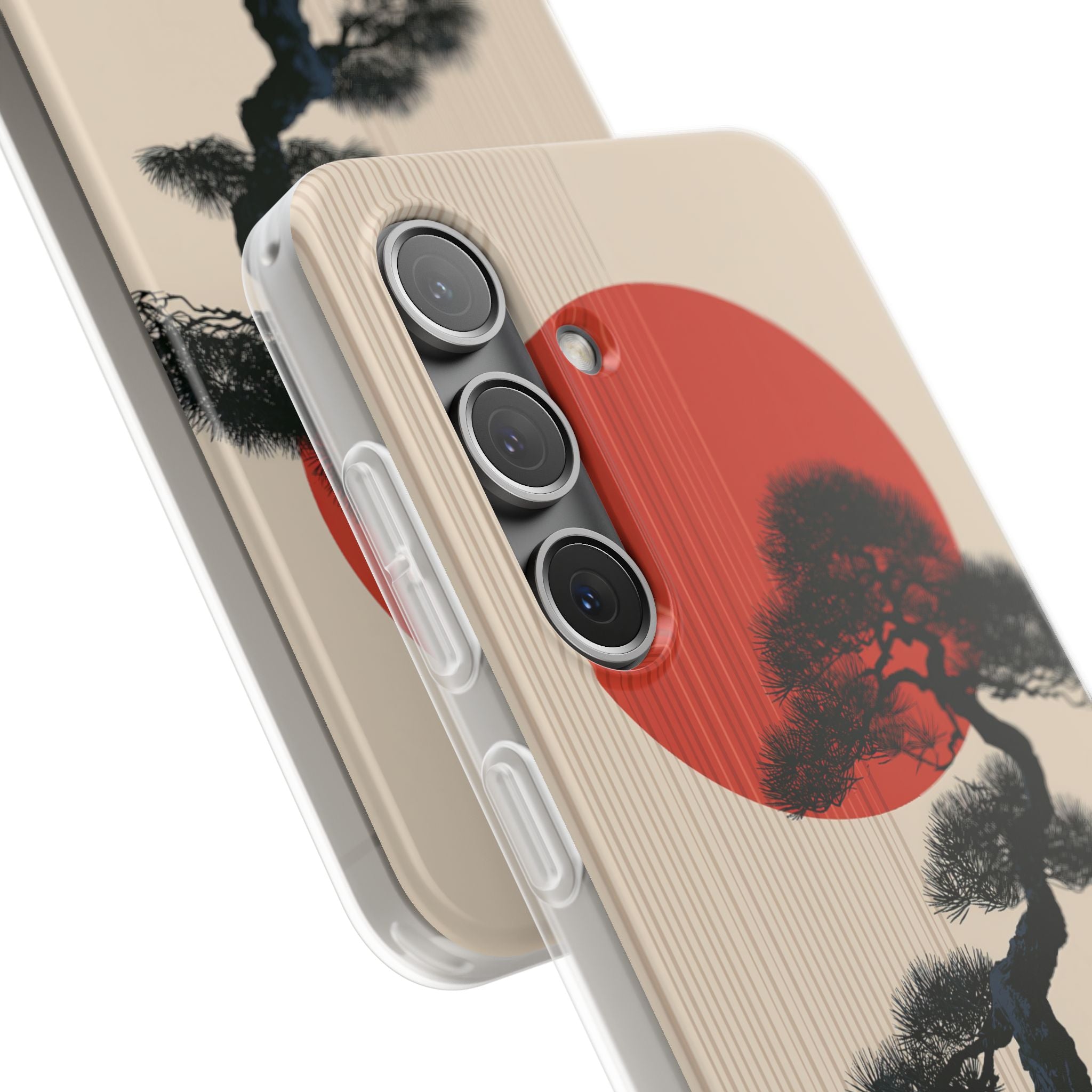 Beige Lite Phone Case for Samsung - Kyoto Crimson Pine