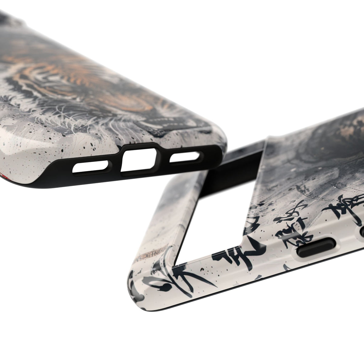 Fierce Ink Tiger · Tough Phone Case for Pixel ·  Beige