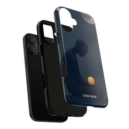 Navy Meditant iPhone 16 Plus Case - Tough