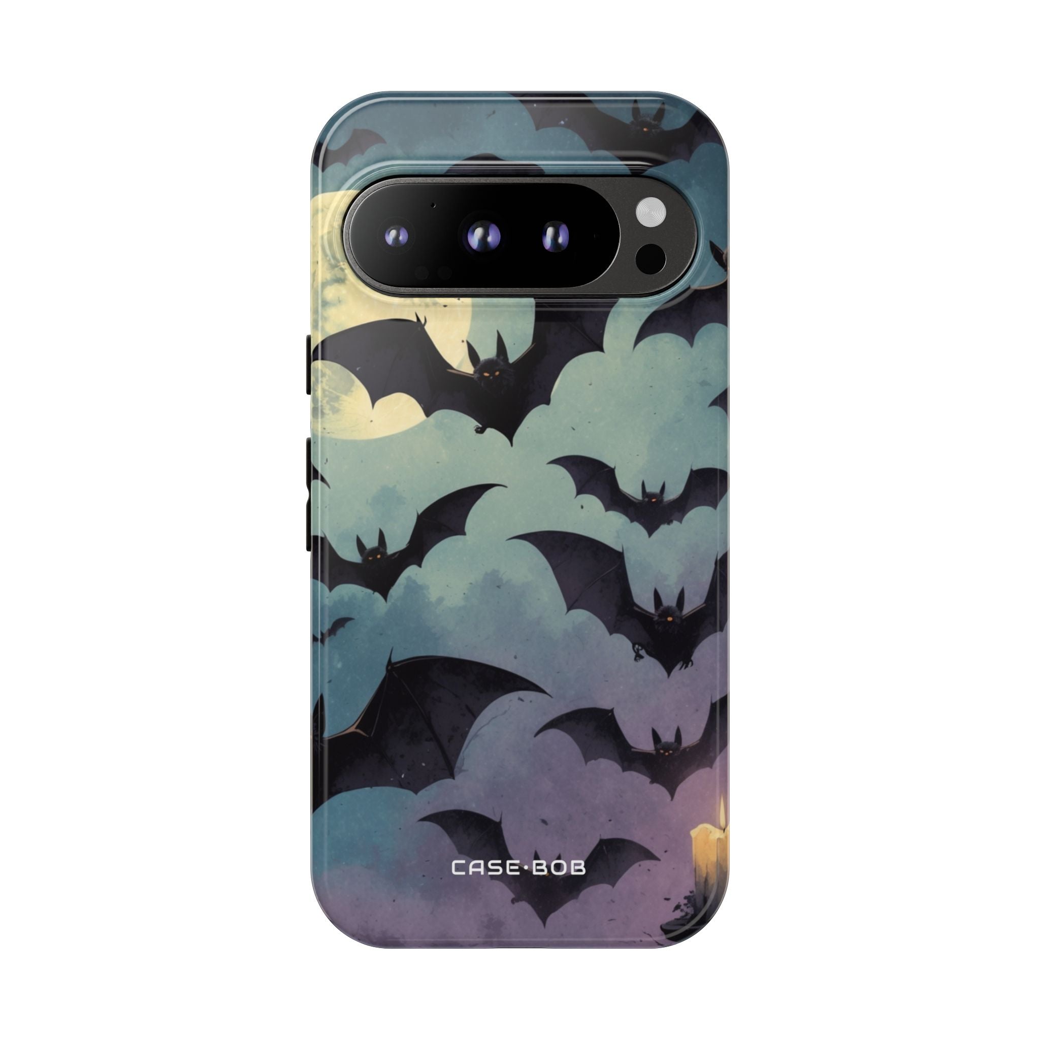Leuchtender Fledermaus-Schwarm Google Pixel 9 Pro Case - Tough