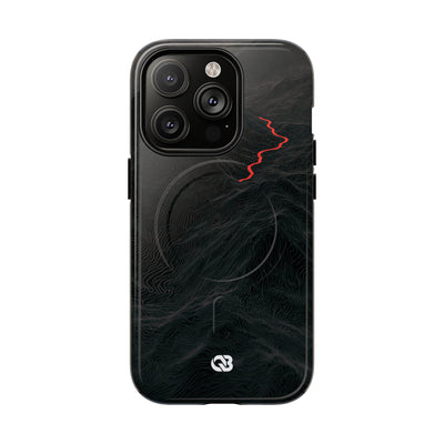 Crimson Ridge Pass · Tough 2.0 Magnetic Phone Case for iPhone · Black