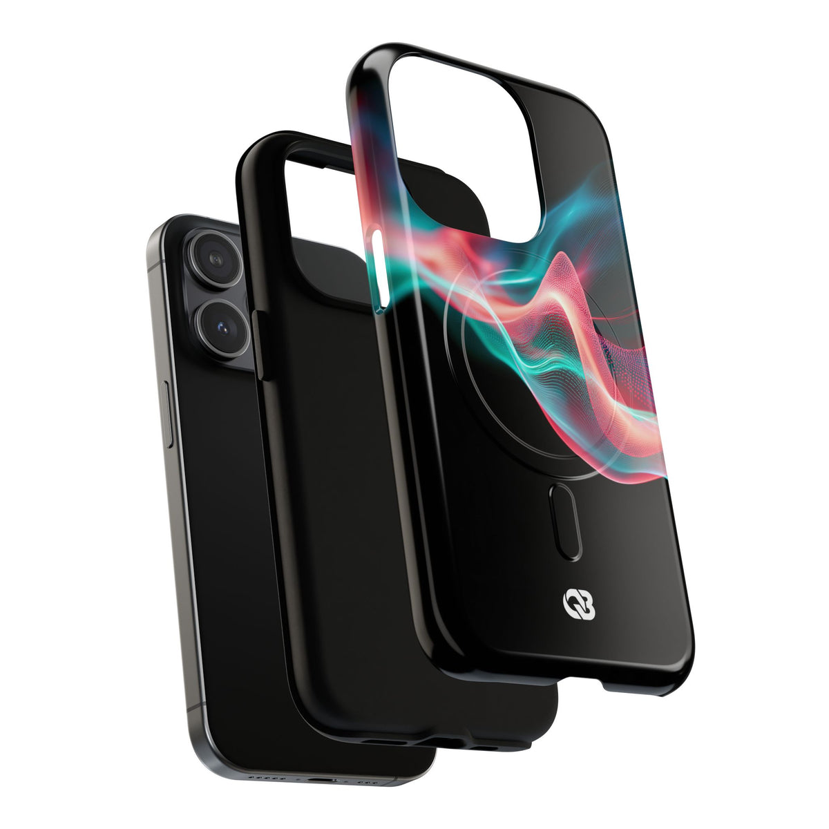 Digital Frequency · Tough 2.0 Magnetic Phone Case for iPhone · Black