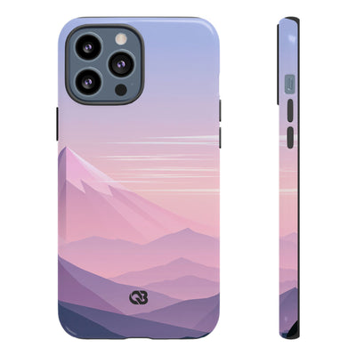 Alpine Twilight · Tough Phone Case for iPhone · Pink