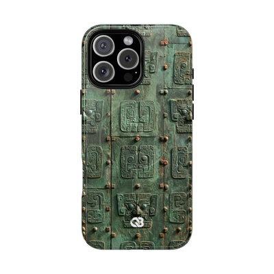 Dynastic Bronze Relief · Tough 2.0 Magnetic Phone Case for iPhone · Green