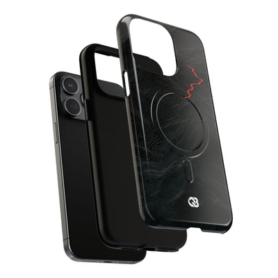 Crimson Ridge Pass · Tough 2.0 Magnetic Phone Case for iPhone · Black