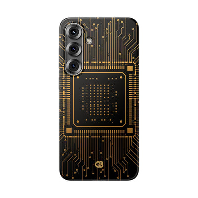 Gold Lite Phone Case for Samsung - Cyber Gold Processor