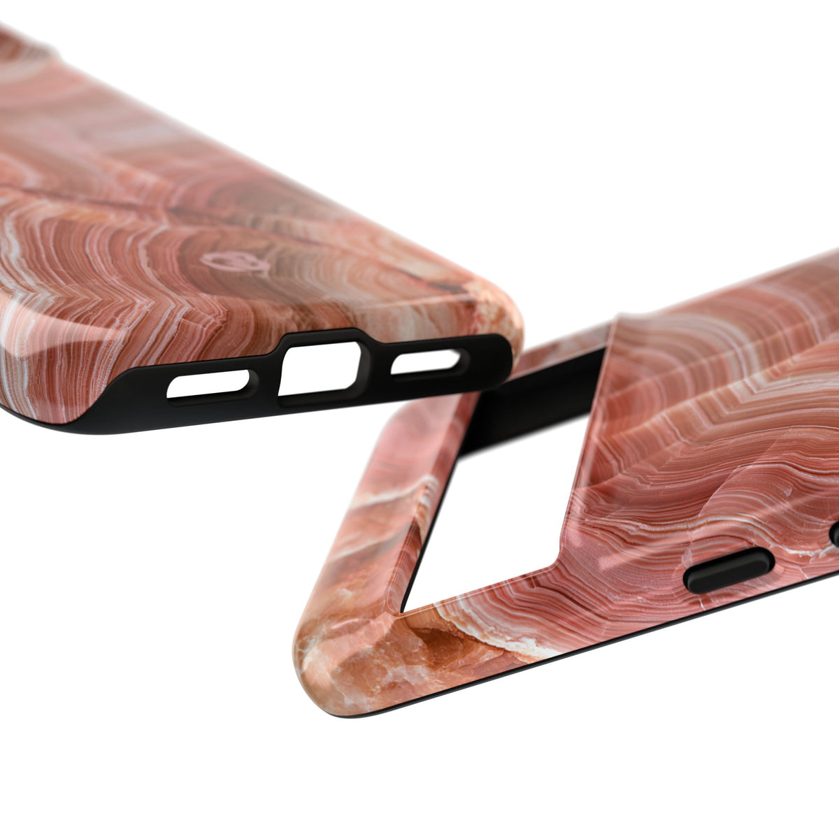 Blushing Rose Strata · Tough Phone Case for Pixel ·  Pink
