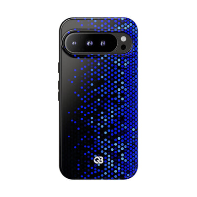 Cobalt Hex Dispersion · Tough Phone Case for Pixel ·  Blue