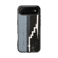 Grey Impact MagSafe Phone Case for iPhone - Industrial Concrete Void