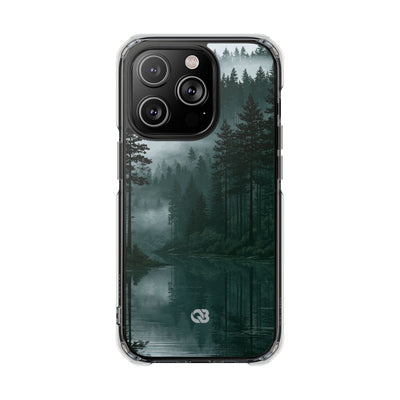 Green Impact MagSafe Phone Case for iPhone - Misty Evergreen Mirror