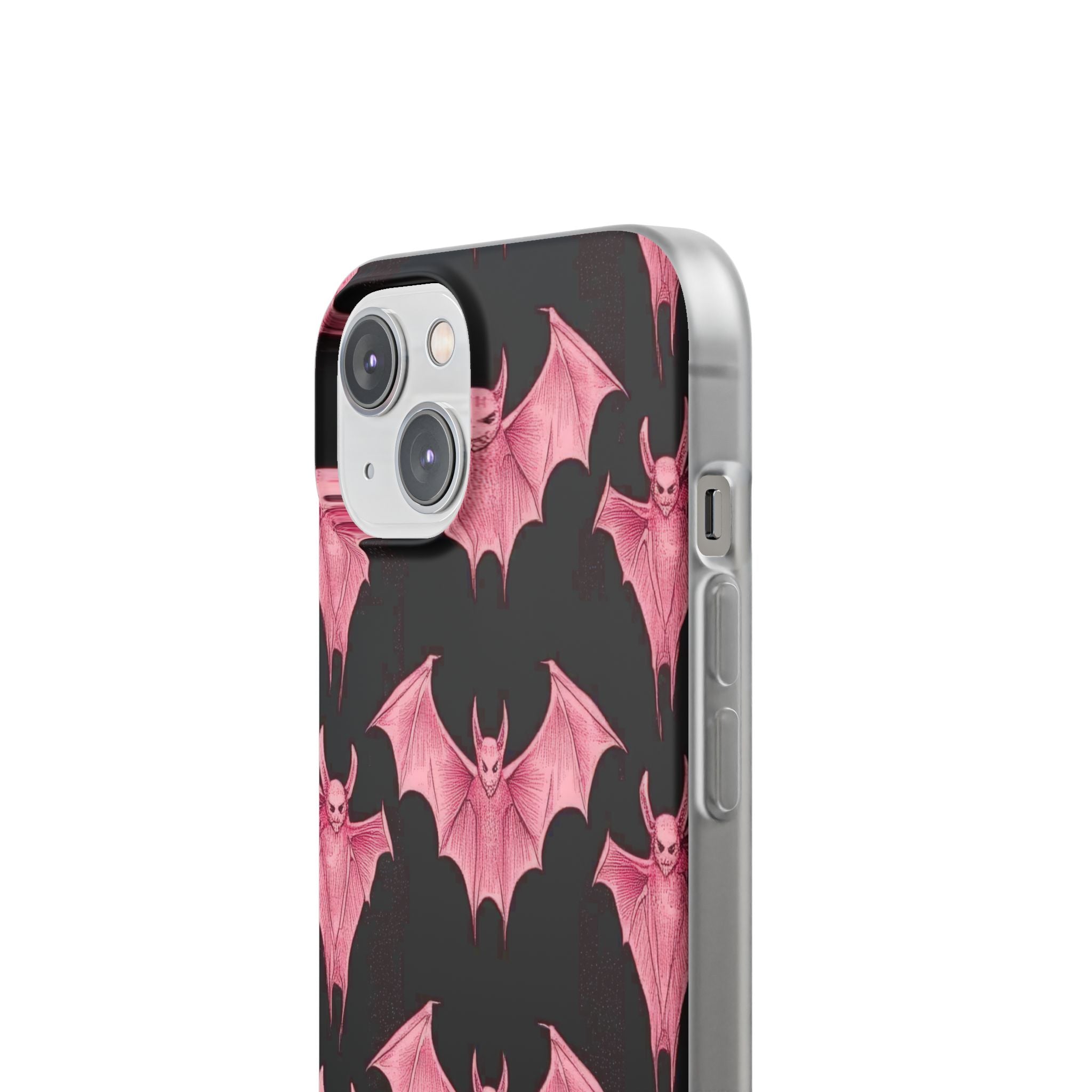 Pink Batwave iPhone 14 Case - Soft