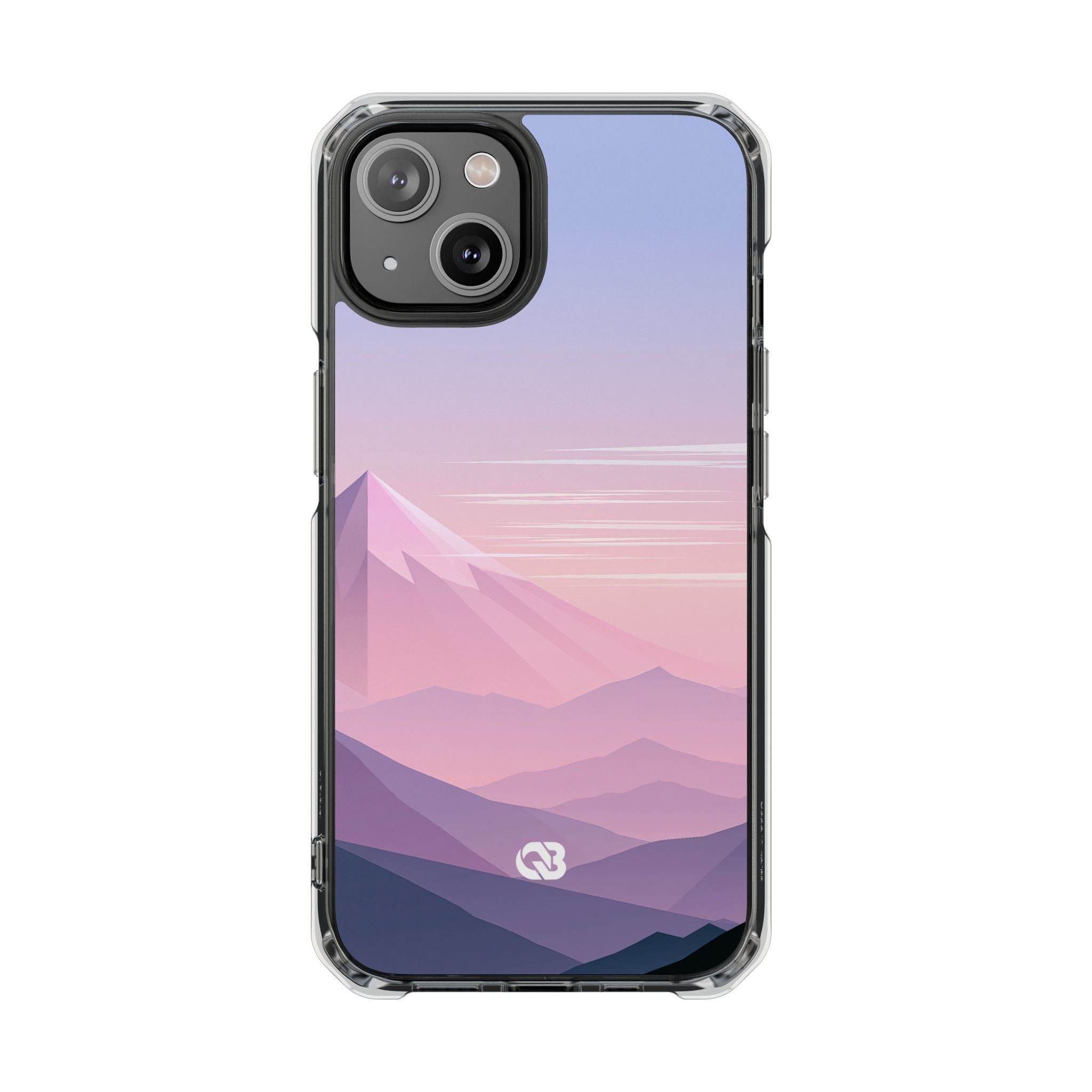Purple Impact MagSafe Phone Case for iPhone - Lavender Alpine Dawn