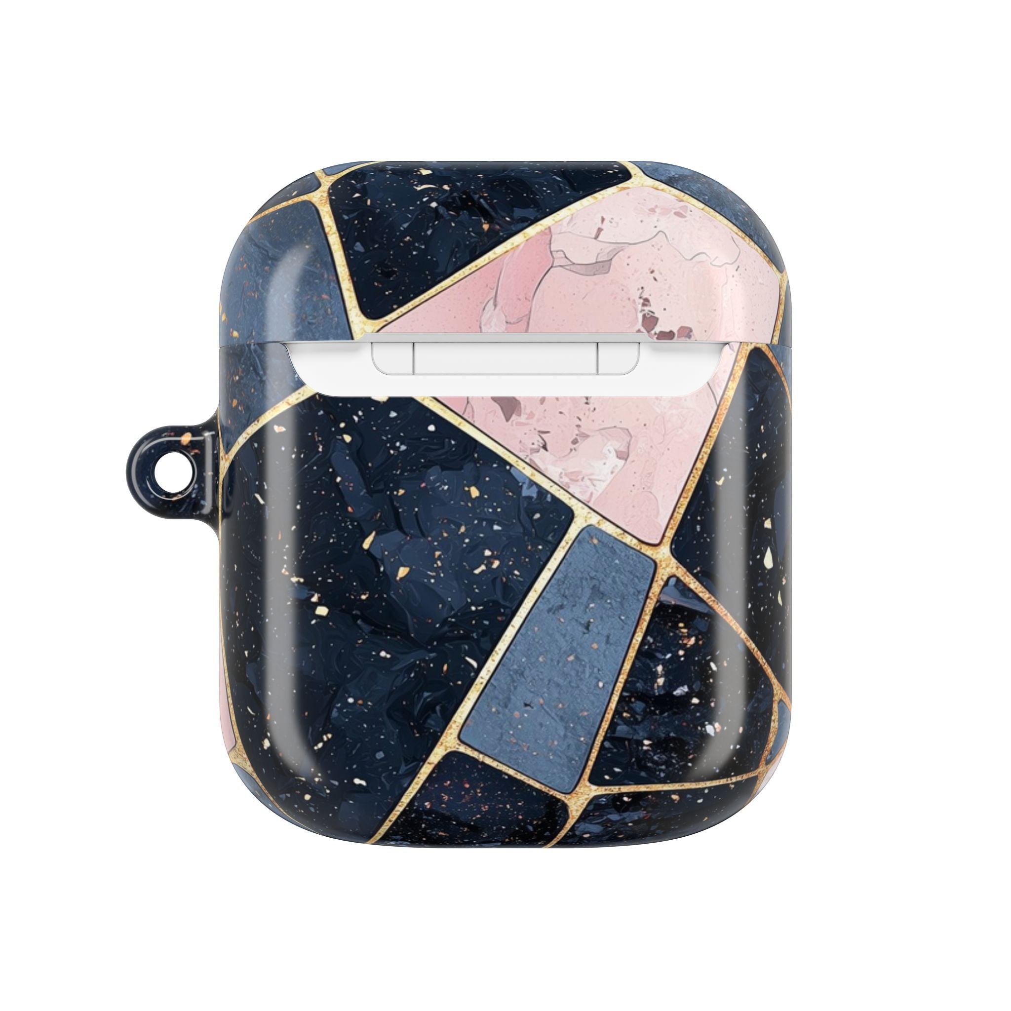 Golden Mosaic Navy - AirPods Cover