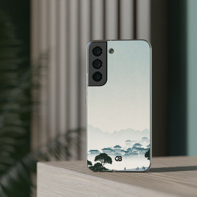 Blue Lite Phone Case for Samsung - Mist Valley Pagoda