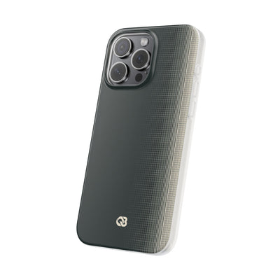 Grey Lite Phone Case for iPhone - Charcoal Tech Grid