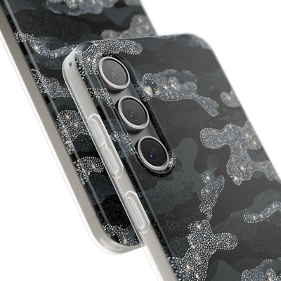 Glitter Shadow Camo · Lite Phone Case for Samsung · Black