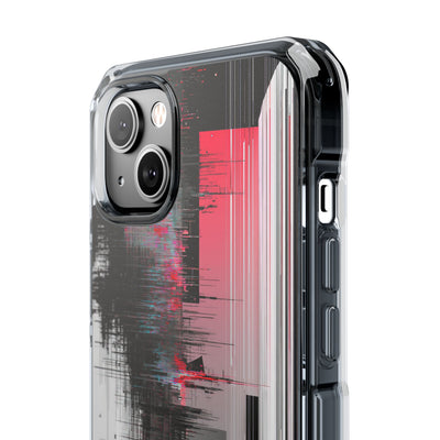 Black Impact MagSafe Phone Case for iPhone - Crimson Data Leak