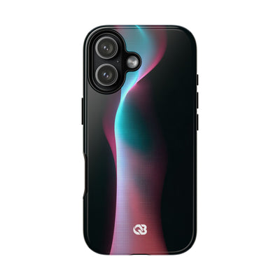 Neon Pixel Flow · Tough Phone Case for iPhone · Black