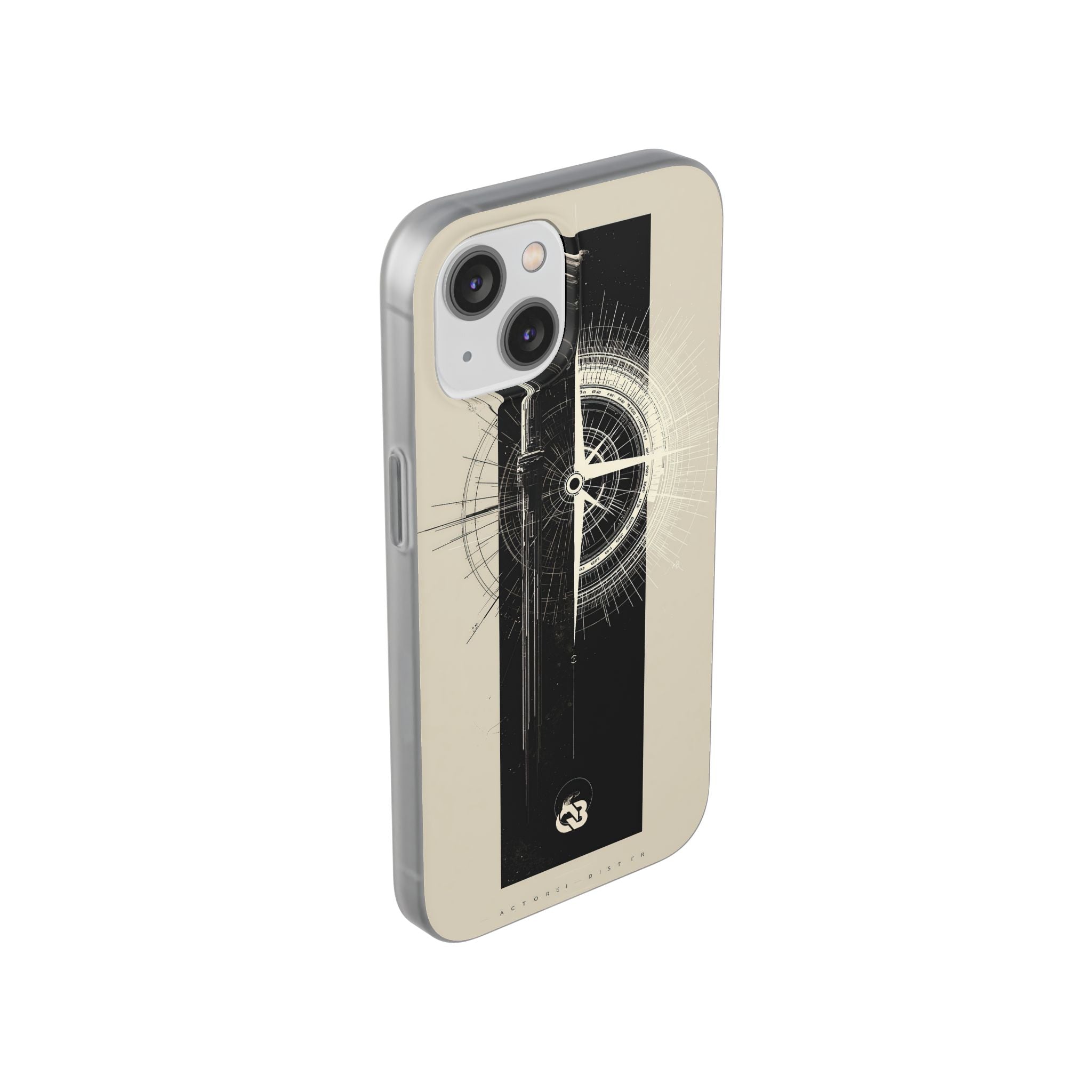 Beige Lite Phone Case for iPhone - Zenith Vector Spire
