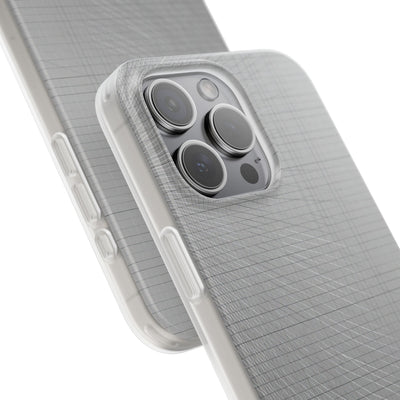 Grey Lite Phone Case for iPhone - Chrome Mesh Warp