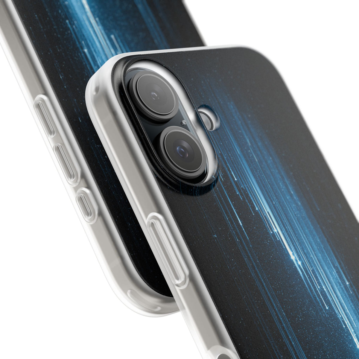 Nocturnal Cascade · Lite Phone Case for iPhone ·  Black