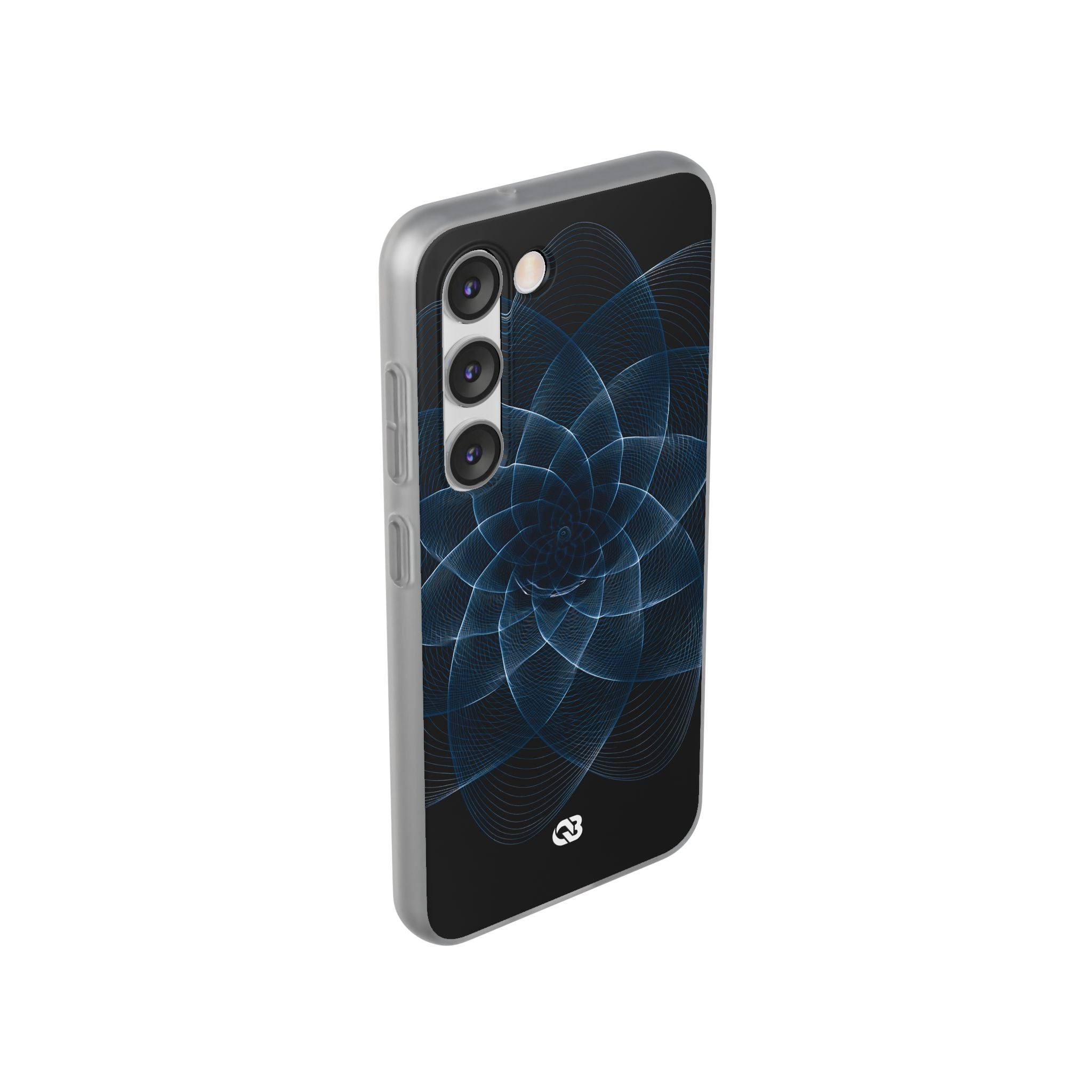 Blue Lite Phone Case for Samsung - Cobalt Geometric Bloom