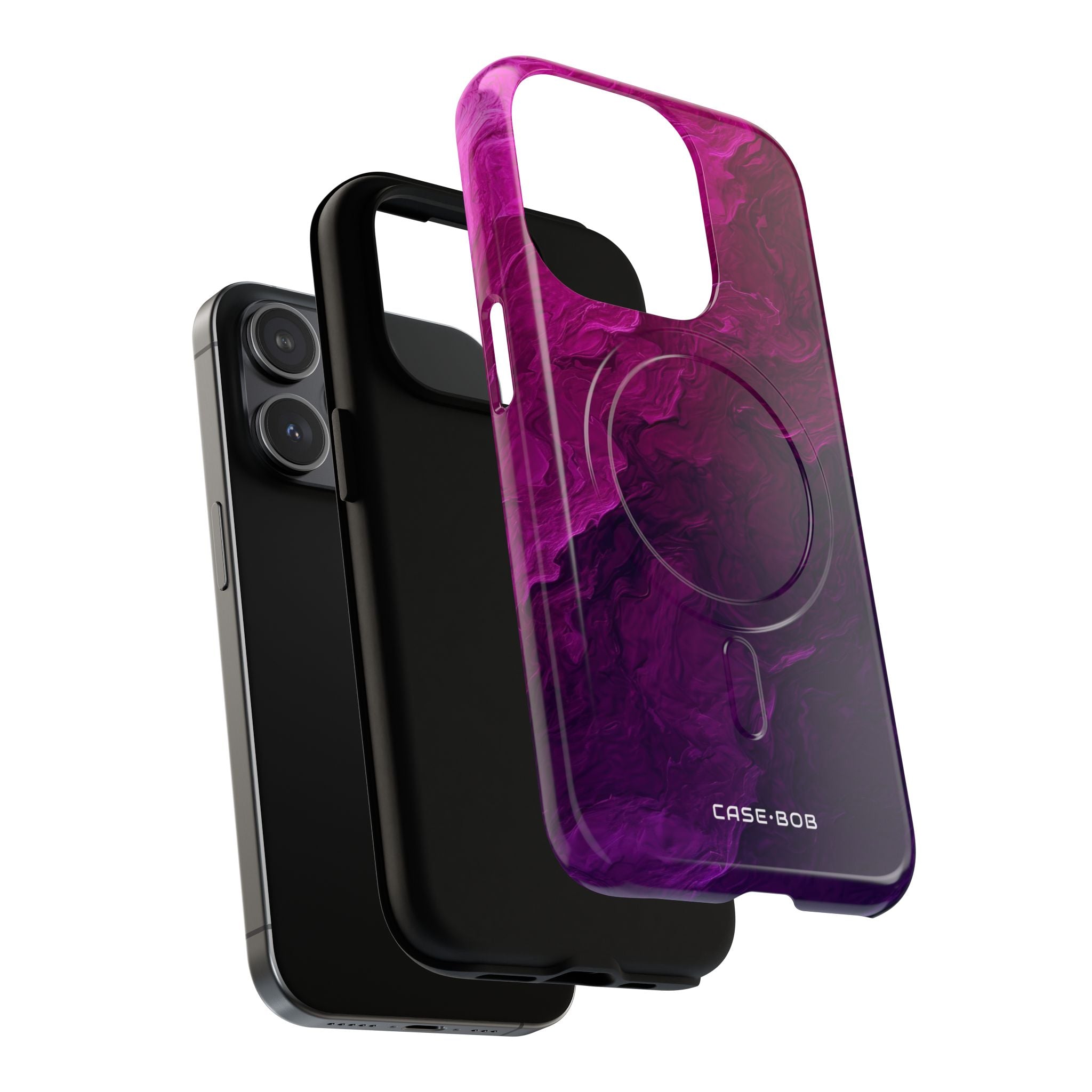 Violet Swirl iPhone 15 Pro Cover - Tough+