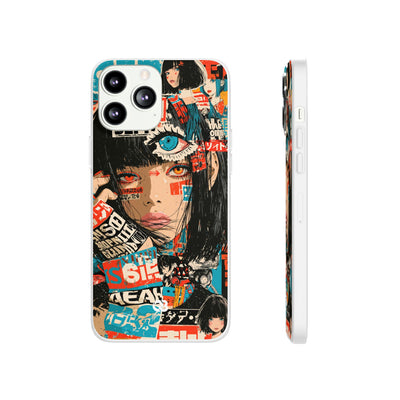 Shibuya Street Collage · Lite Phone Case for iPhone ·  Red