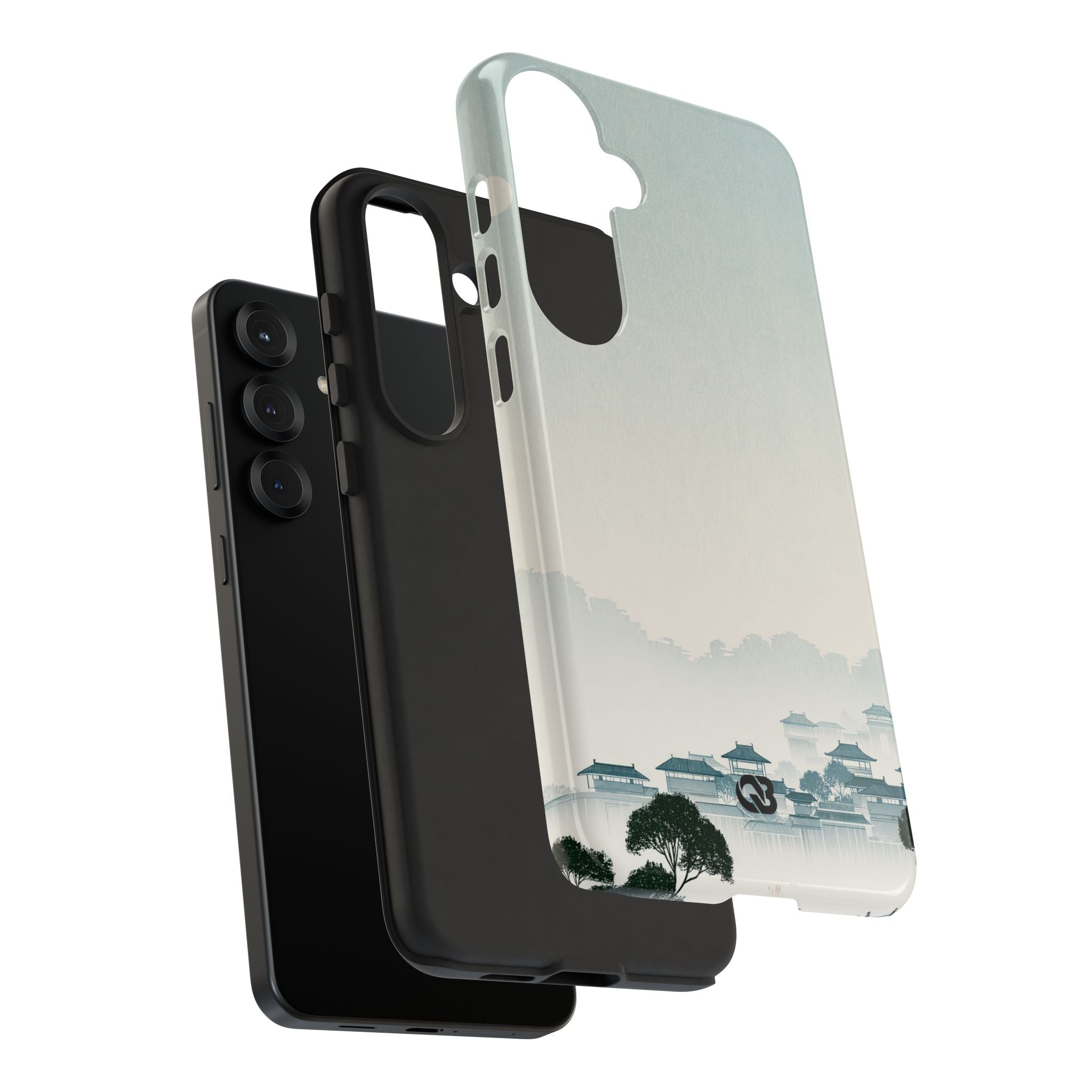 Blue Tough Phone Case for Samsung - Mist Valley Pagoda