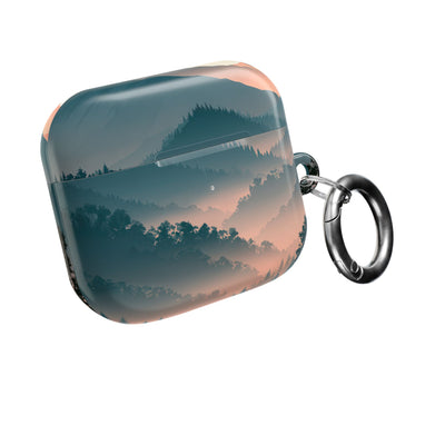 Misty Pine Summit · Hard Case for AirPods & AirPods Pro · Green