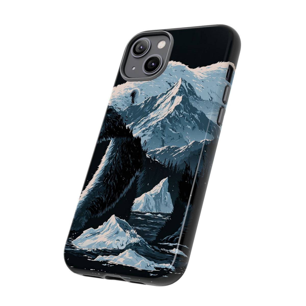 Nordic Arctic Bear · Tough Phone Case for iPhone · Black