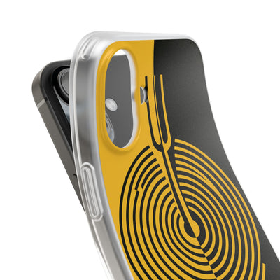 Yellow Lite Phone Case for iPhone - Voltage Sector Pulse
