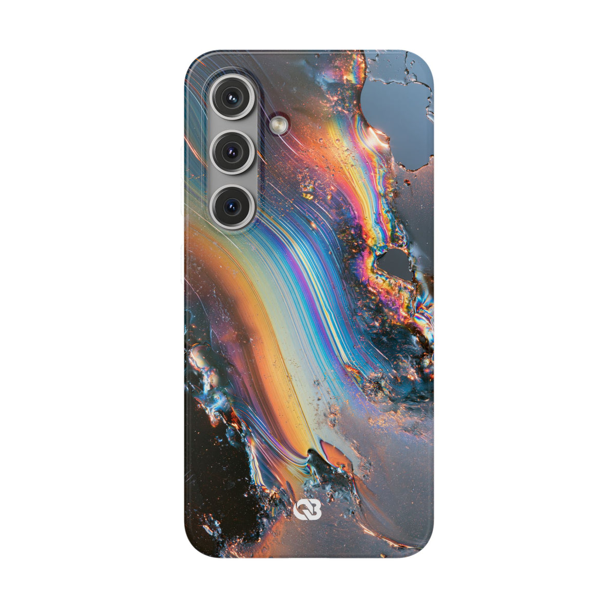 Prismatic Aura Flow · Lite Phone Case for Samsung · Blue