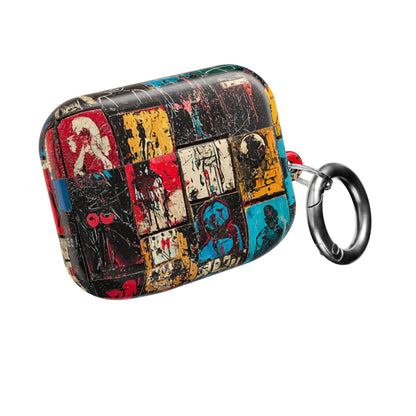 Portret Raster Crimson - AirPods Case