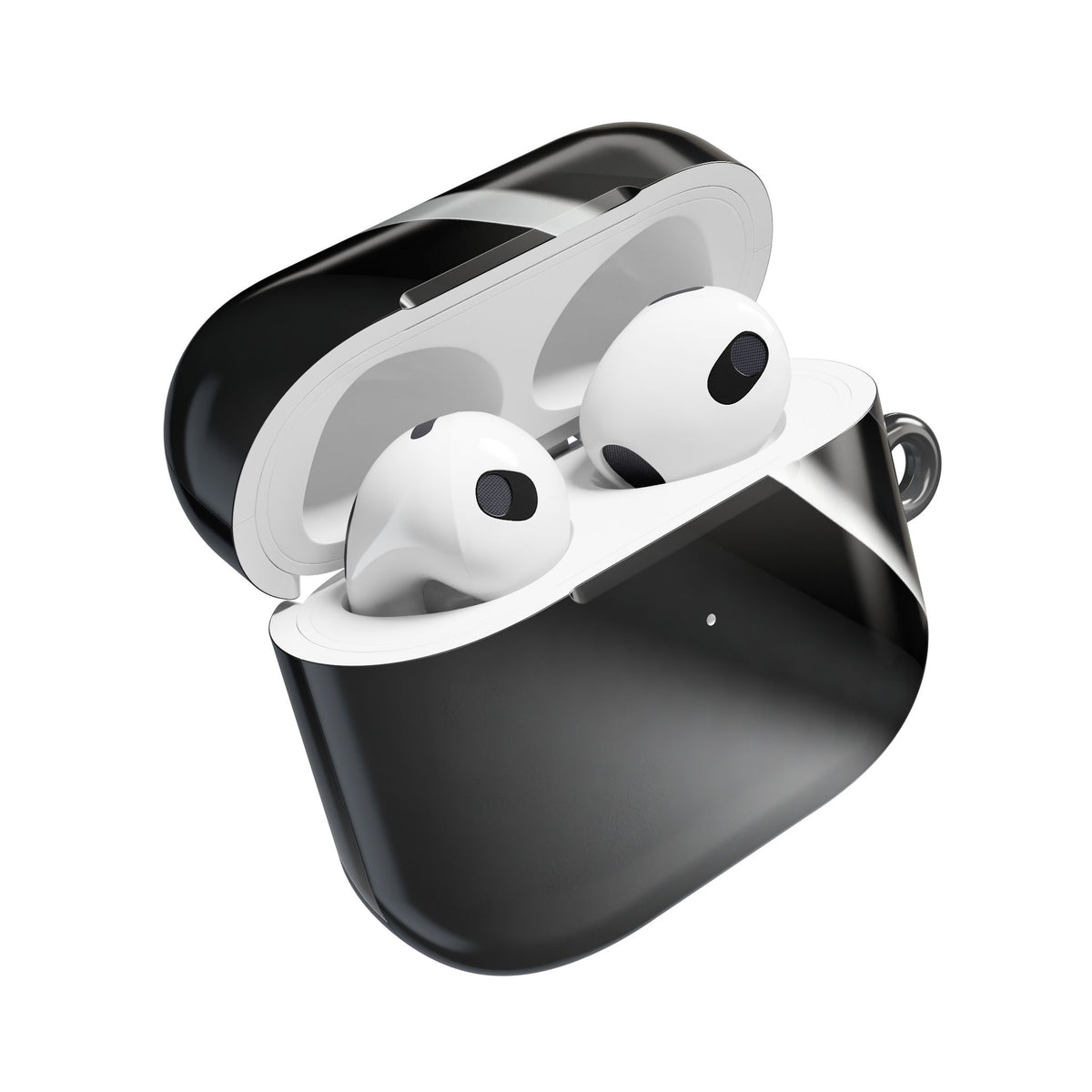 Obsidian Ridge · Hard Case for AirPods & AirPods Pro · Black