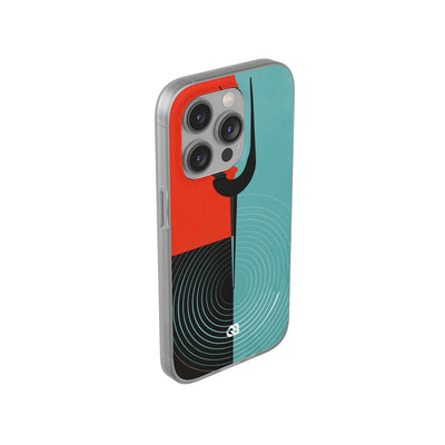 Teal Lite Phone Case for iPhone - Sonic Static Split