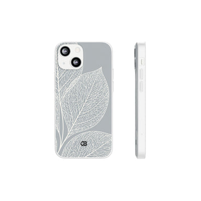 Minimal Leaf Skeleton · Lite Phone Case for iPhone ·  Grey