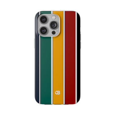 Retro Racing Bars · Soft Phone Case for iPhone