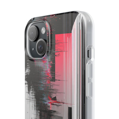 Black Lite Phone Case for iPhone - Crimson Data Leak